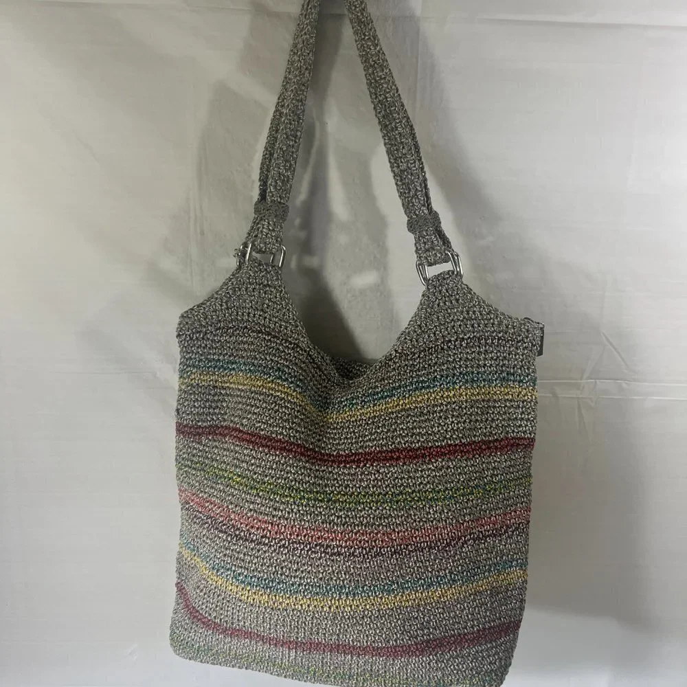 The SAK Striped BOHO Sack Shoulder Bag